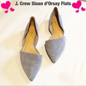 J. Crew Suede d’Orsay Flats